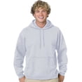 thumbnail image 1 of Hanes Mens ComfortBlend EcoSmart Pullover Hoodie Sweatshirt, S, Light Steel, 1 of 6