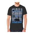 thumbnail image 1 of T-Shirt à Motif Tribal Bleu République de Californie pour Homme - Gris - Grand, 1 of 1
