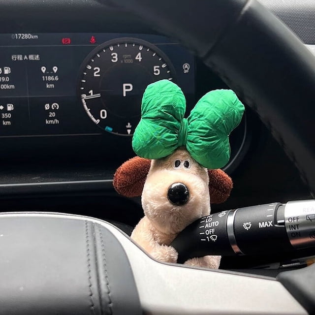 Car Decoration Dog Premium Cute Car Plush Doll Decorations For Wiper Shift Hand