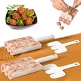 thumbnail image 1 of Oleegame 1PC Potato Fry Cutter 2023 Triple Meatball Maker Meat Spoon With Cutting Spatula Easy To Use Multifunctional Fishball Burger Set (3 Meatballs) White, 1 of 8
