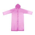 thumbnail image 2 of Imperméable pour Adultes Cape de Pluie Portable Imperméable Manteau de Pluie d'Extérieur avec Capuchon Imperméable Transparent pour le Camping, la Randonnée et le Voyage, 2 of 4