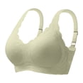 thumbnail image 1 of Yammkia Sports Bras for Women Racerback Adjustable Sports Bras for Women High Support Padded Racerback Sport for Large Bust Workout Running Gym (Green,L), 1 of 9