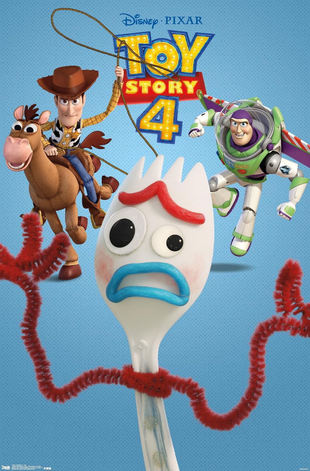 Disney Pixar Toy Story 4 - Trio Wall Poster, 22.375" x 34"
