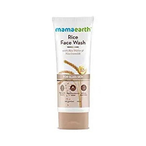 Mamaearth Rice Face Wash With Rice Water & Niacinamide for Glass Skin - 100 ml