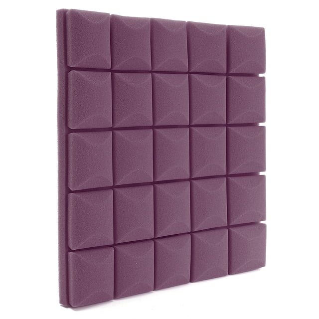 Yeacher Panneau de Mousse Acoustique Insonorisé Cale de Mousse Studio KTV Mur Échos Absorption