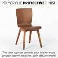 thumbnail image 3 of 1 qt Minwax 63333 Clear Polycrylic Water-Based Protective Finish Satin, 3 of 4