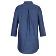 thumbnail image 3 of Gspmoly Robes d'Été pour Femmes 2025, Robe Chemise à Col à Revers pour Femmes à Boutons, Mode Décontractée, Couleur Unie, avec Poches, Manches Longues, Robes Formelles pour Femmes Économies d'Été, 3 of 6
