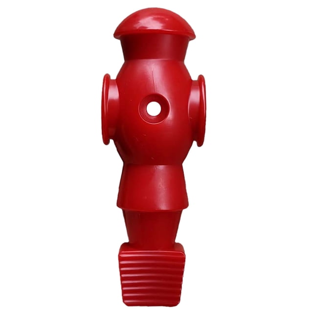 Replacement Foosball Players Resin Realistic Figure Blue Red with Rod Holes for Football Game Table Soccer Replacement Parts
