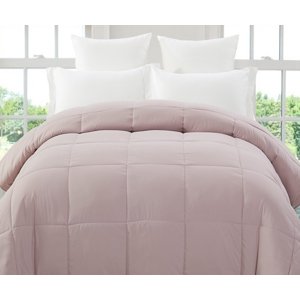 Down Alternative Comforter (Plum Gray, Twin) - All Season Comforter - by Natural Comfort