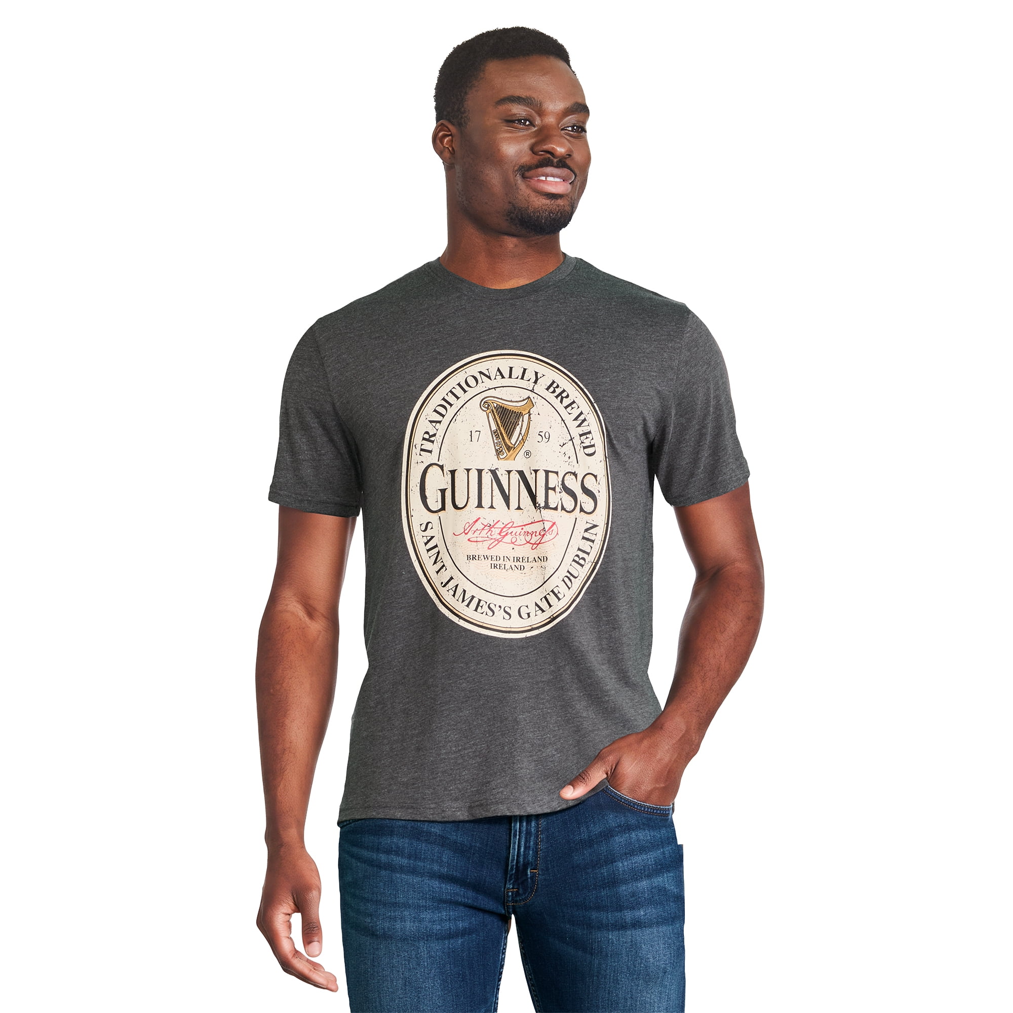 T-shirt à imprimé graphique Guinness pour hommes