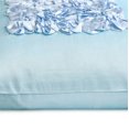 thumbnail image 3 of Pillow Cover, Blue Throw Pillow Cover, Textured Ribbon Pillow Cover, 18x18 inch (45x45 cm) Pillow Cover Decorative, Square Silk Pillowcase, Geometric Modern Throw - Sky Blue Love, 3 of 4