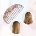 thumbnail image 3 of Unique Bargains 1 Pcs Peigne à Dents Larges Demi-Rond pour Femmes Cheveux Bouclés Épais Ondulés Raides Violet, 3 of 6