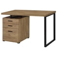 thumbnail image 4 of Coaster Brennan Engineered Wood 47-inch 3-drawer Office Computer Desk in Brown, 4 of 11