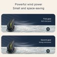 thumbnail image 1 of serony Car Dashboard Fan Foldable Rotary Replacement Adjustable Cable Power Dashboard Fan Automotive Cooling Fans Cooler Accessories USB, 1 of 9