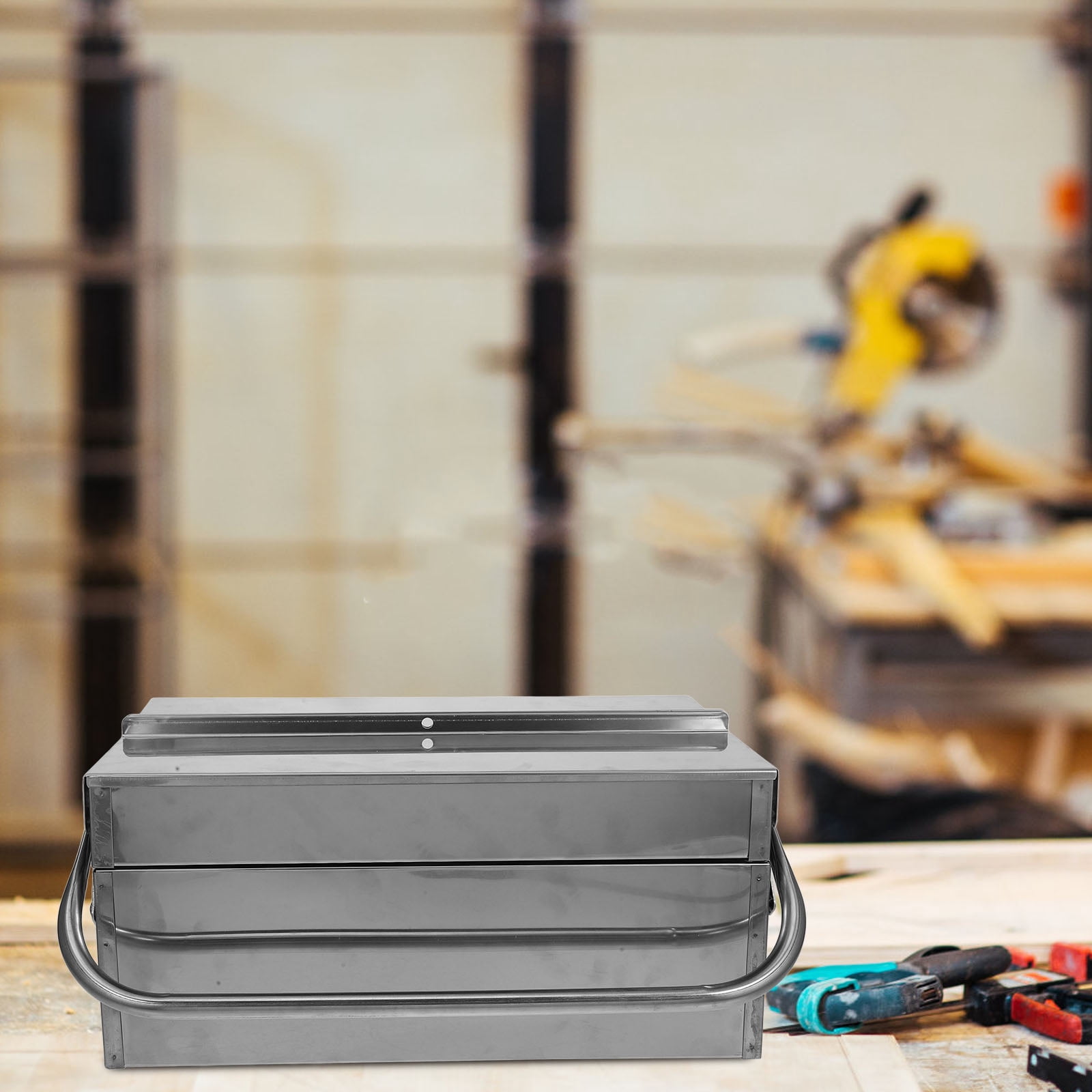 IDEANATEGRATE Craftsman Tool Chest Stainless Steel Portable 1Pcs Daily Use Box