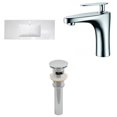 thumbnail image 1 of American Imaginations 48-in. W 1 Hole Ceramic Top Set In White Color - Overflow Drain Incl. AI-27193, 1 of 8