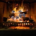 thumbnail image 4 of Halloween Decorations Outdoor,Reusable Halloween Firepit Skull Fire Logs Human Skull Ceramic Fireproof Skull Fire Pile Up Halloween Decor for Party Bbq Bonfire Campfires Fireplaces, 4 of 9