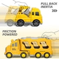 thumbnail image 3 of XZNGL Simulation Car Model Lights And Music Transport Vehicle Engineering Vehicle Container Car Holiday Gift For Boys & Girl Educational Play Toys For Kids, 3 of 9