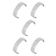 thumbnail image 1 of kurtrusly Elastic Stainless Steel Bracelet Add Touch Of Elegance To Wrist Durable 20MM silver 5Set, 1 of 6