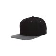 thumbnail image 1 of CTH Vintage Snapback Cap Hat 2 Tone, Black Chacoal, 1 of 2