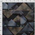 thumbnail image 4 of oneOone Rayon Dusty Blue Fabric Geometrical Fabric For Sewing Printed Craft Fabric By The Yard 56 Inch Wide, 4 of 4