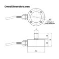 thumbnail image 4 of Diaphragm Box Tension Load Cell Stainless Steel Force Measuring Load Cells Tension Pressure Integration High Accuracy DYMH-104 ,Easy to Install, 4 of 4