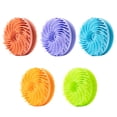 thumbnail image 4 of ziyahi Exfoliating Bath Brush With Soft Texture Long-lasting Silicone Brush For Shower yellow, 4 of 6