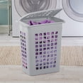 thumbnail image 4 of Sterilite 61L Manne à Linge Rectangulaire  LiftTop- Gris, 4 of 9