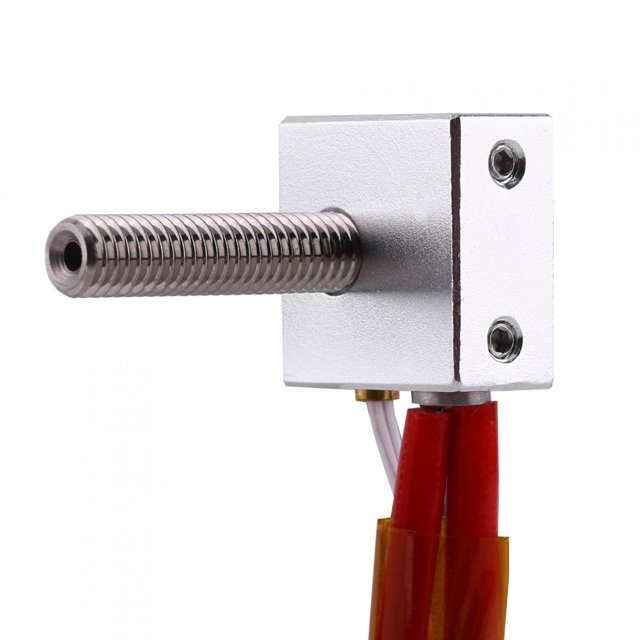 Gupbes Stainless Steel Nozzle Throat Hot End Kit, Extruder Kit, Replacement For 3D Printer