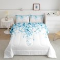 thumbnail image 1 of Erosebridal Cartoon Leaf Bedding King Comforter Set, Rustic Botanical Down Comforter, Eucalyptus Leaves Decor, Breathable, 1 of 8