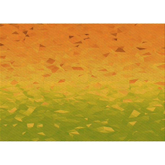 Ahgly Company Tapis d'Intérieur Lavables en Machine, Rectangles de Transition Jaune Foncé, 8' x 10'
