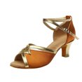 thumbnail image 2 of Qertyioot Sandales Femmes Confortables Mode Unie Rumba Valse Bal Chaussures de Danse Latine, 2 of 9