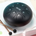 thumbnail image 1 of Cameland Tambour de Langue Handpan 6 Pouces 8 Notes C Pics à Doigt Tambour de Langue en Acier Allié, 1 of 1
