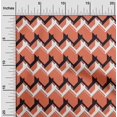 thumbnail image 1 of oneOone Cotton Poplin Fabric Chevron Geometric Printed Craft Fabric BTY 42 Inch Wide, 1 of 1