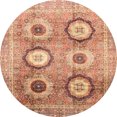 thumbnail image 1 of Ahgly Company Indoor Round Abstract Red Abstract Area Rugs, 5' Round, 1 of 6