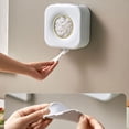 thumbnail image 3 of QualitChoice Food Cover Bag Storage Box Container Wall Punch-free Space-saving Dustproof For Bathroom Organizers Milk White 1 Pc, 3 of 6