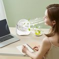 thumbnail image 3 of Boovnll Desk Fan, Adjustable High Speed USB Rechargeable Table Fan Lightweight Compact Quiet Small Fan for Home, Bedroom, Office, Travel, Camping, RVs, Summer Gift, Mini Fan - Fan, 3 of 5