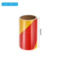 thumbnail image 2 of Unique Bargains Reflective Tape, 4 Inch x 10 Ft Waterproof Safety Adhesive Tape for Trailers, Red Yellow, 2 of 6