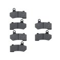 thumbnail image 1 of KMG Front + Rear Brake Pads Compatible with 2008-2011 Harley FLHX Street Glide - Non-Metallic Organic NAO Brake Pads Set, 1 of 4