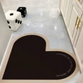 thumbnail image 1 of Dvkptbk Bathroom Love Rug- Super Absorbent and Quick-Drying- Rubber Backing Slip- Washable Bathroom Floor Mat- Shower Rug in Front of Tub 20X20 In Love Floor Mats Bathroom Decor, 1 of 8