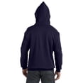 thumbnail image 2 of Hanes Mens ComfortBlend EcoSmart Pullover Hoodie Sweatshirt, L, Navy, 2 of 3