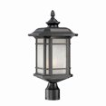 thumbnail image 1 of Acclaim 8117BK Somerset Collection 1-Light Post Mount Outdoor Light Fixture, Matte Black, 1 of 1
