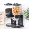 thumbnail image 2 of Household Cereal Dispenser Grain Dispenser Storage Box Food Black, 2 of 8