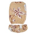 thumbnail image 2 of Fauteuil de Bureau Extensible à Motif Floral, Chaise d'Ordinateur Pivotante, Beige à Motif Floral, 2 of 6