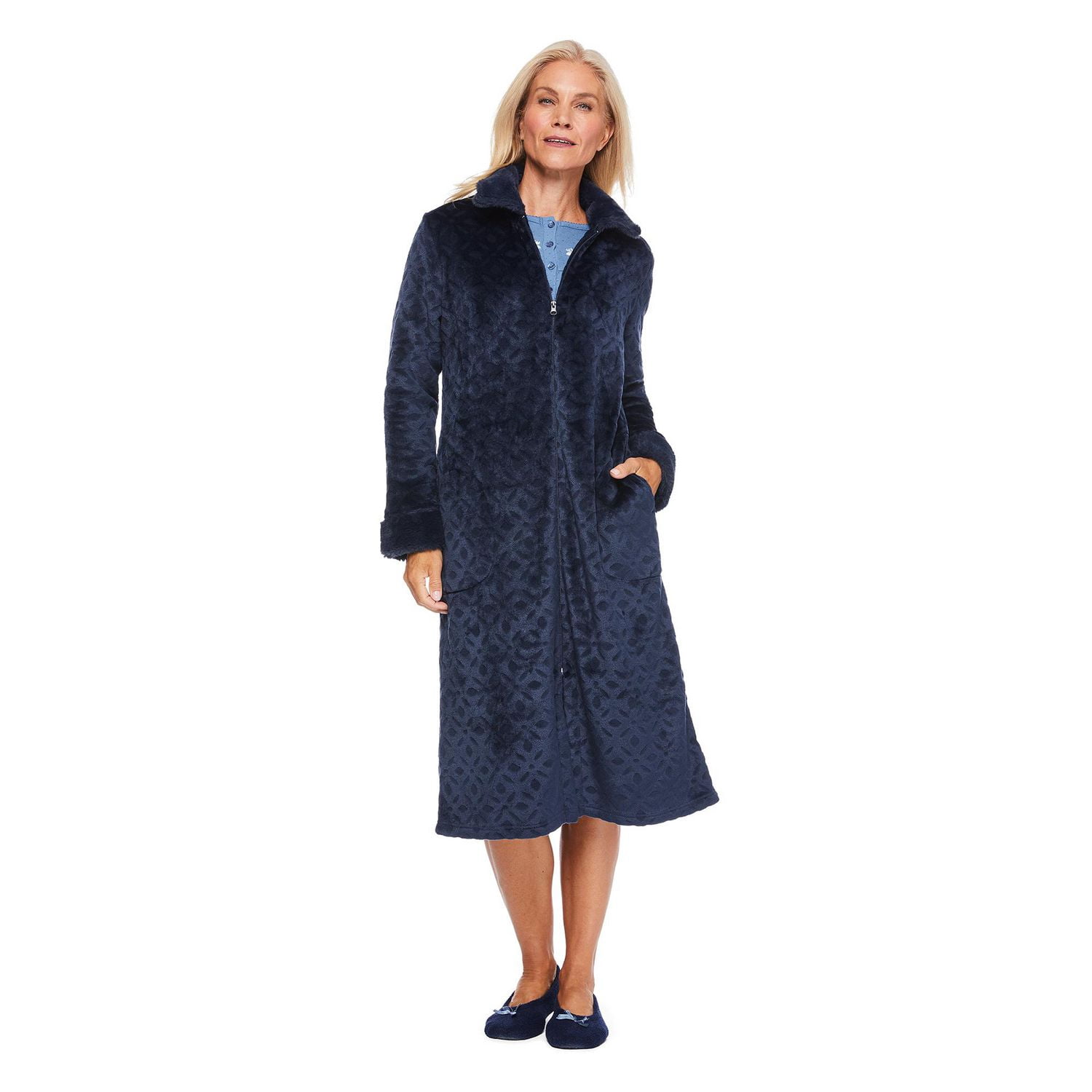 Robe de chambre zippée sur le devant Iyla pour femmes
