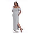 thumbnail image 2 of White Mark Women's Cold Shoulder Maxi Dress, 2 of 4