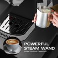 thumbnail image 3 of WHALL Cafetière à Écran Tactile 20 Bars, avec Buse Vapeur Mousseur à Lait, Machine à Expresso en Acier Inoxydable, 3 of 7