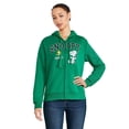 thumbnail image 1 of Peanuts Women's Snoopy Full Zip Hoodie, 1 of 3