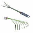 thumbnail image 1 of 2pcs Household Gardening Tool Durable 3-claw and 9-tooth Rakes for Outdoor, 1 of 8
