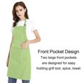 thumbnail image 3 of TOPTIE Ensemble de Toque de Chef Ajustable en Toile de Coton pour Adultes, Hommes et Femmes, 3 of 7